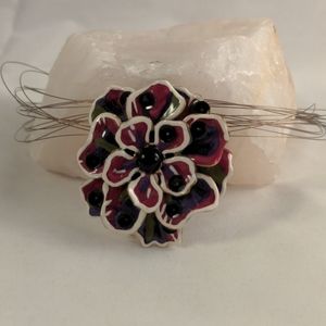 Chico's Flower Necklace on Wire